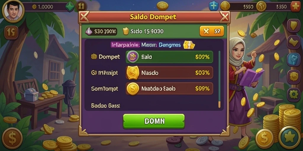 Menu interaksi yang sederhana dan mudah dipahami.
