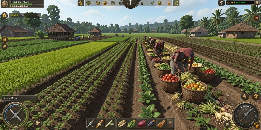 Tangkapan layar memperlihatkan interaksi antar pemain di mode multiplayer.