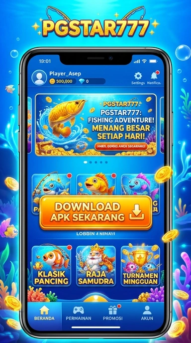 pgstar777 — layar beranda
